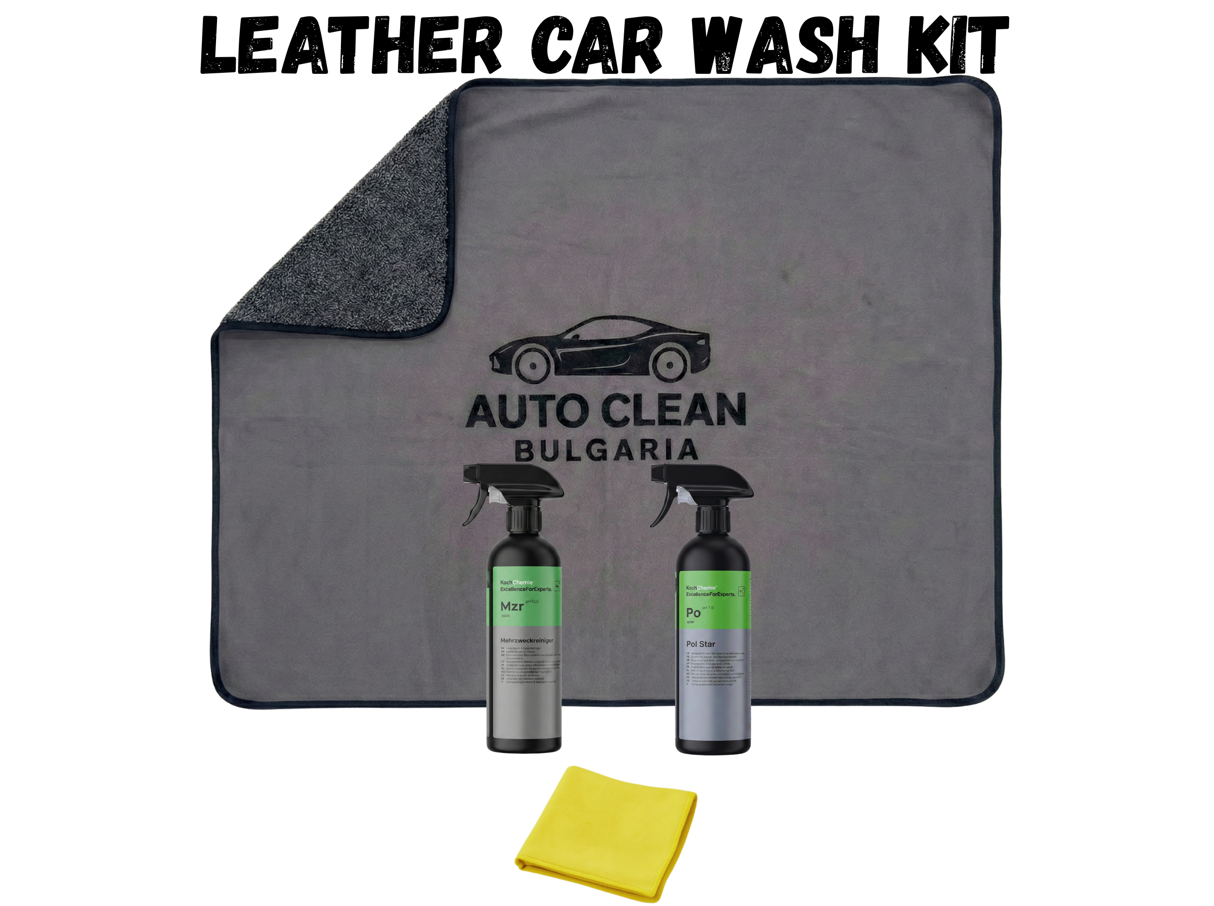 Leather Car Wash Kit